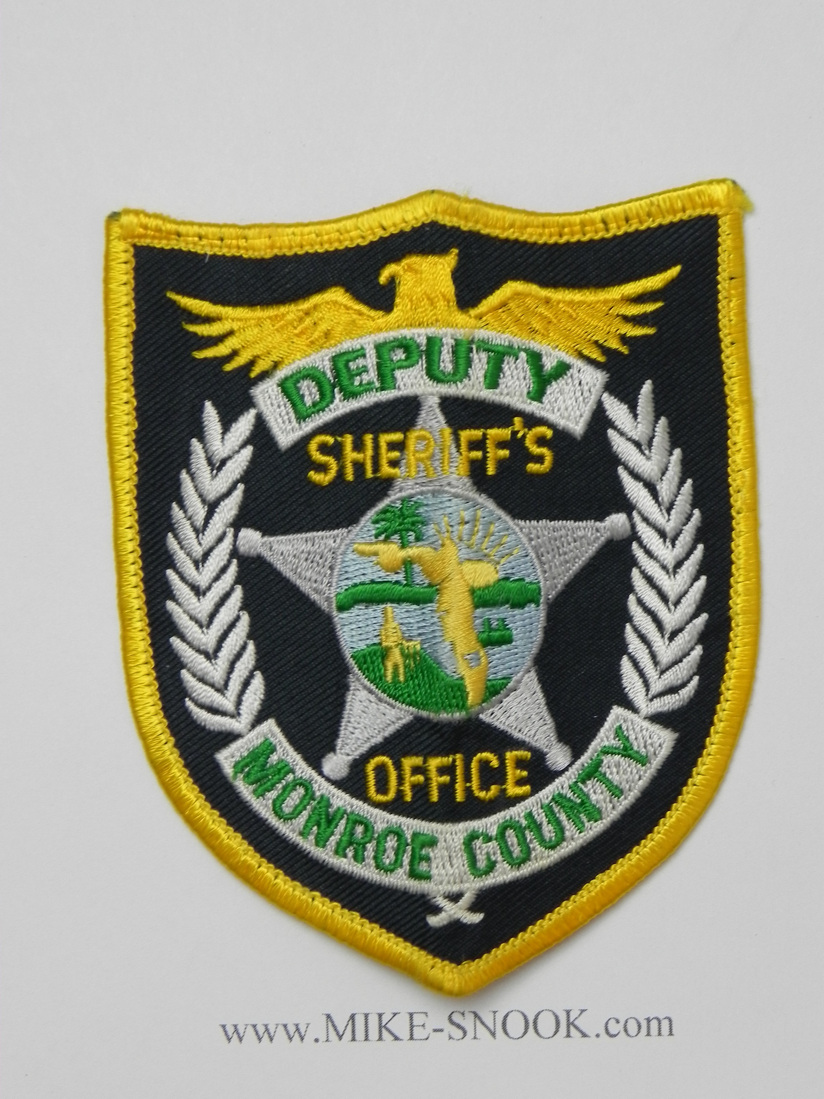 DEPUTY SHERIFF MONROE COUNTY SWAT TEAM SUBDUED  PATCH 