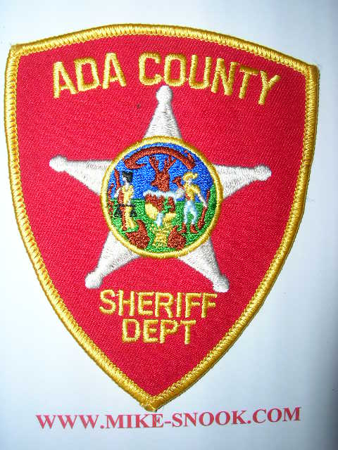 ADA COUNTY IDAHO ID SHERIFF POLICE PATCH 