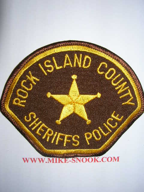 ROCK ISLAND COUNTY ILLINOIS IL Police Sheriff Patch VINTAGE SHERIFFS POLICE 
