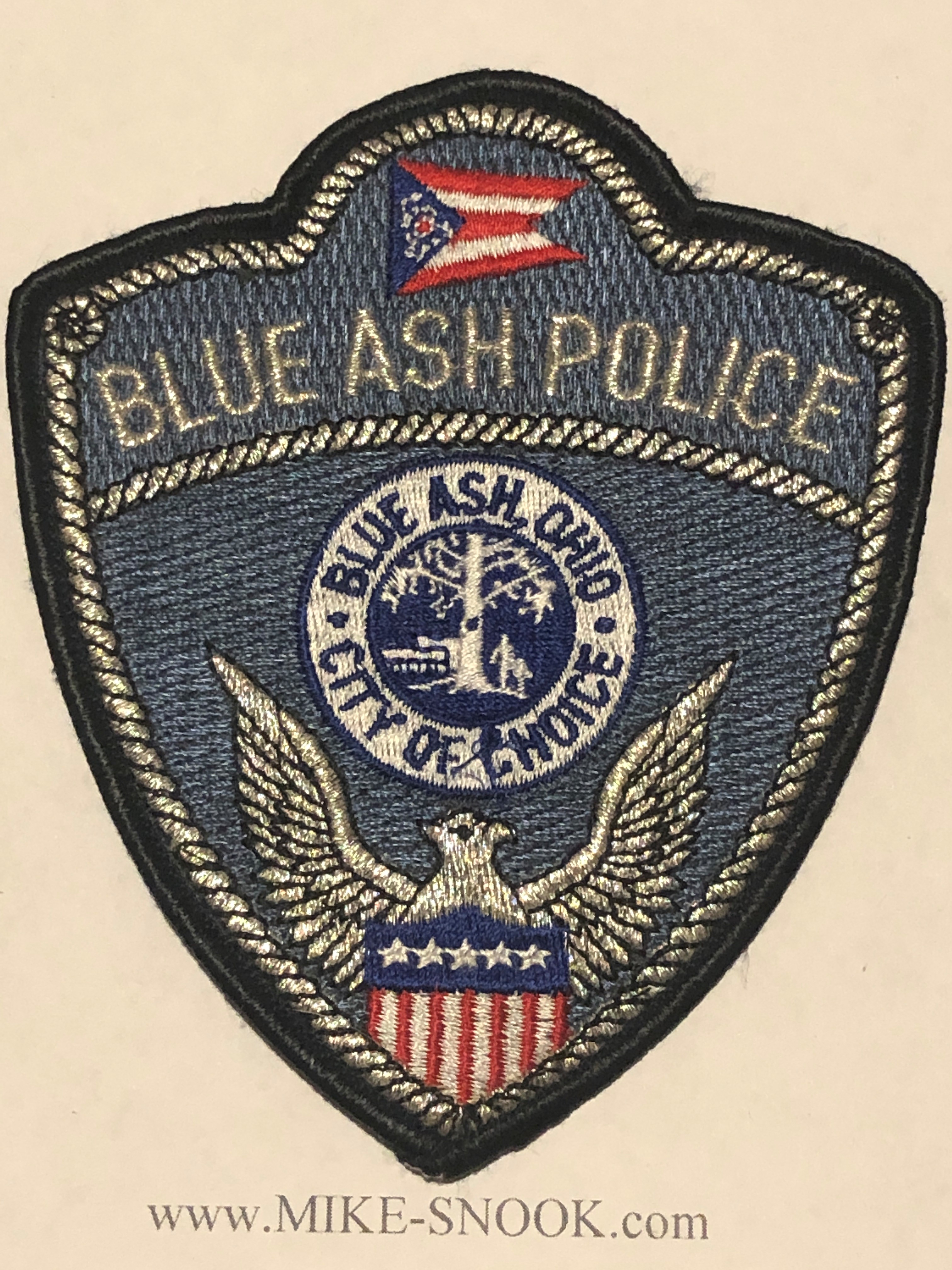 Ohio Police Shoulder Patch Subdued Perkins TWP 