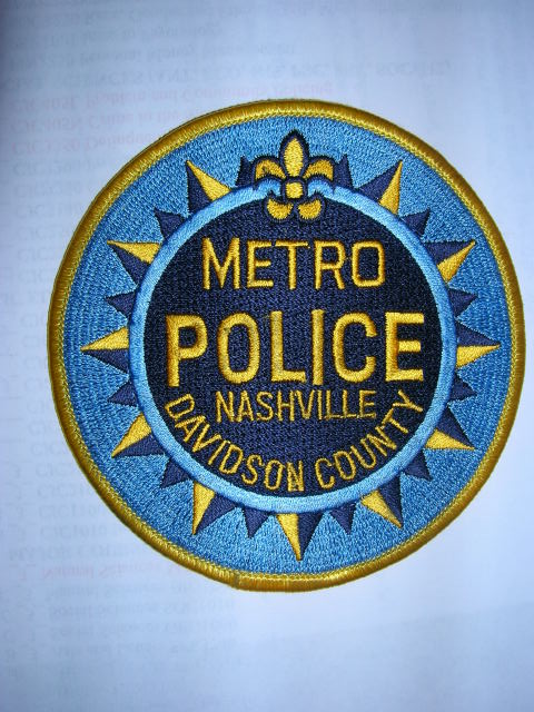 NASHVILLE DAVIDSON COUNTRY METRO TENNESSEE POLICE STATE POLICE PATCH 