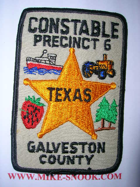 GALVESTON COUNTY TEXAS TX round small SHERIFF POLICE PATCH 