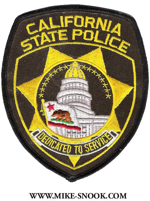 California State Police Patch