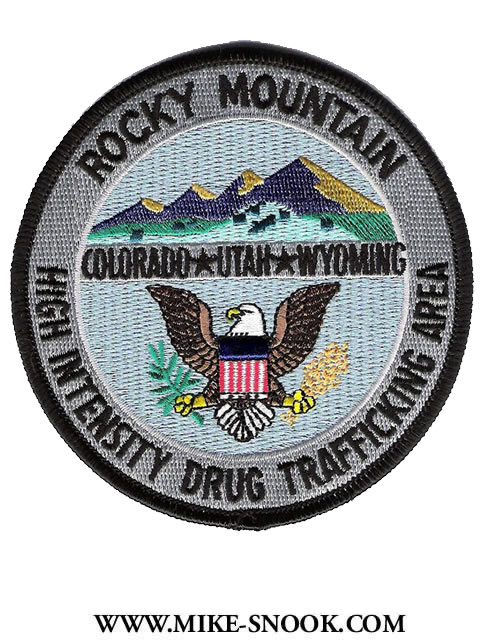 Embroidered Patch Police MULTI-AGENCY TASK FORCE Faces Of Meth = Death 
